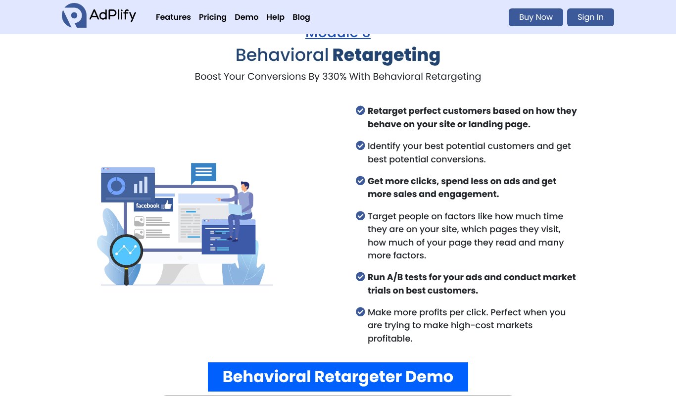 Adplify behavioral retargeting boosts conversions